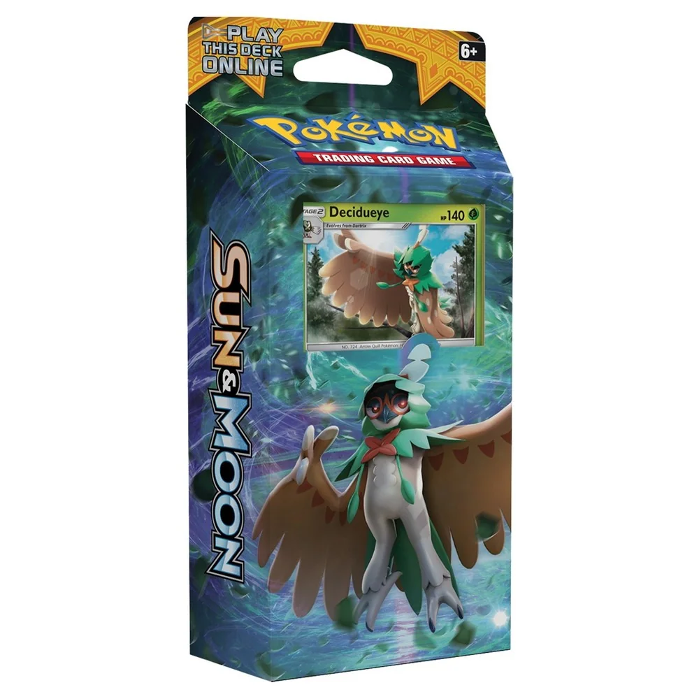 2017 Pokemon Trading Card Game Sun & Moon S1 Theme Deck Featuring Decidueye
