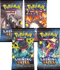 Shining Fates Booster Pack Art Bundle [Set of 4]