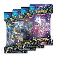 Lost Thunder Sleeved Booster Pack Art Bundle [Set of 4]