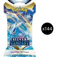 Silver Tempest Sleeved Booster Pack Case