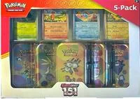 Costco Pokemon Scarlet & Violet 151 Mini Tin 5-pack (Magneton)