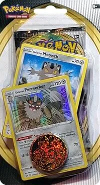 Sword & Shield Single Blister Pack [Galarian Meowth & Galarian Perrserker]
