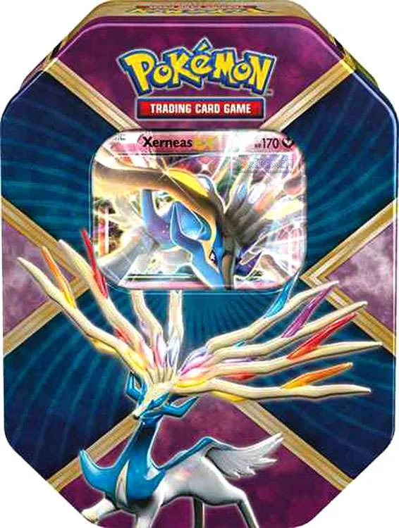 Pokemon 2016 Shiny Kalos Xerneas Collector Tin
