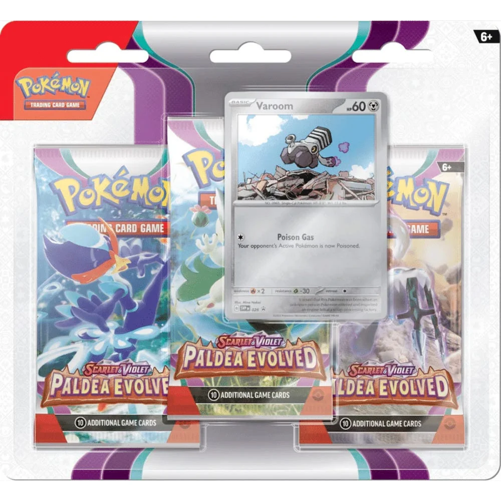 Pokemon Blister 3p Scarlet & Violet - Paldea Evolved (POK85353)