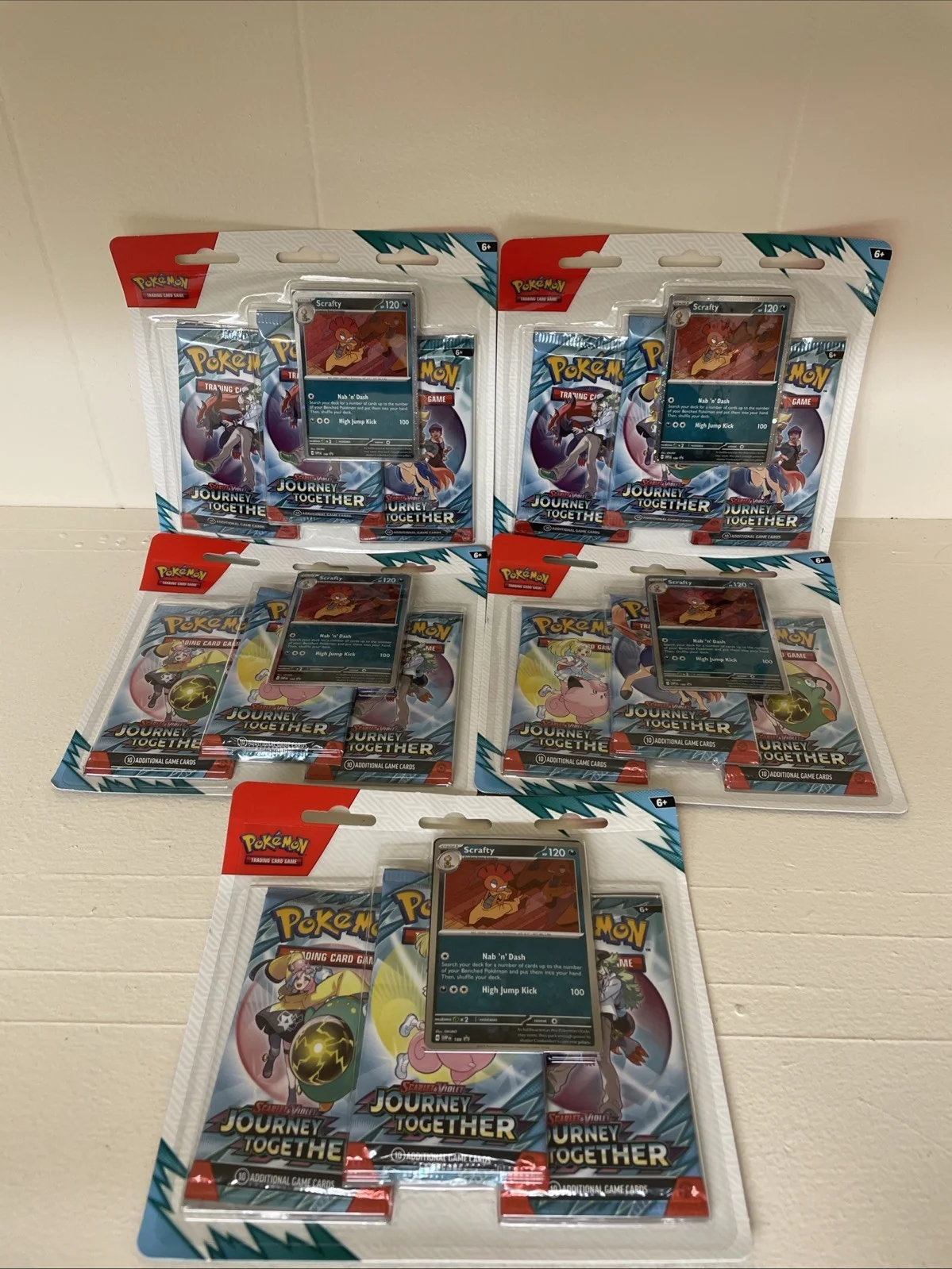 Pokemon JourneyTogether 3 Booster Blister