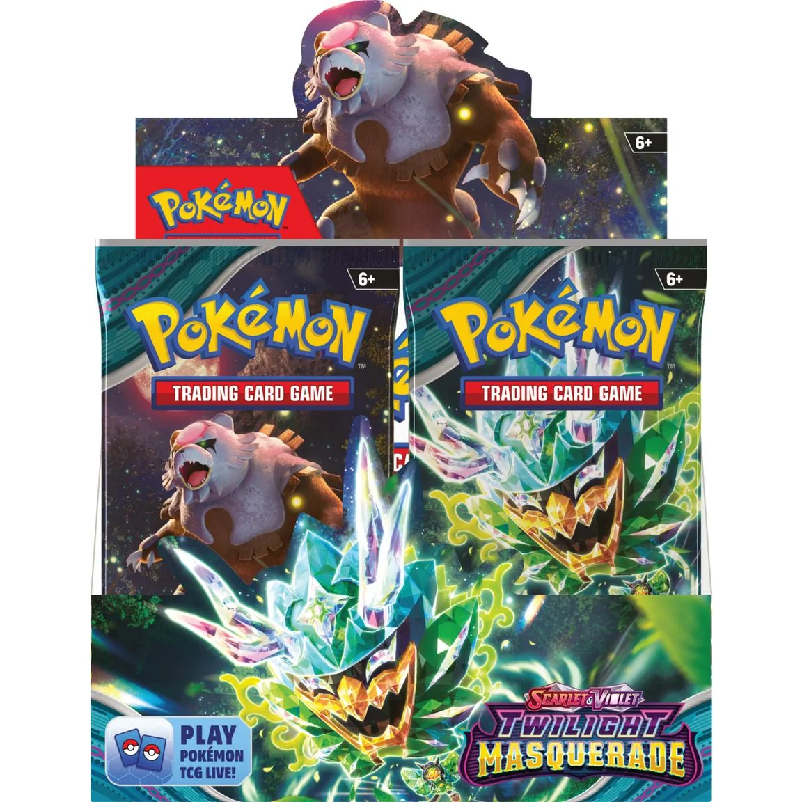 Pokemon Pokemon TCG: Scarlet & Violet 6 - Twilight Masquerade Booster - None
