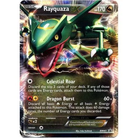Pokemon Promo Rayquaza EX BW47 Spring 2012 Tin