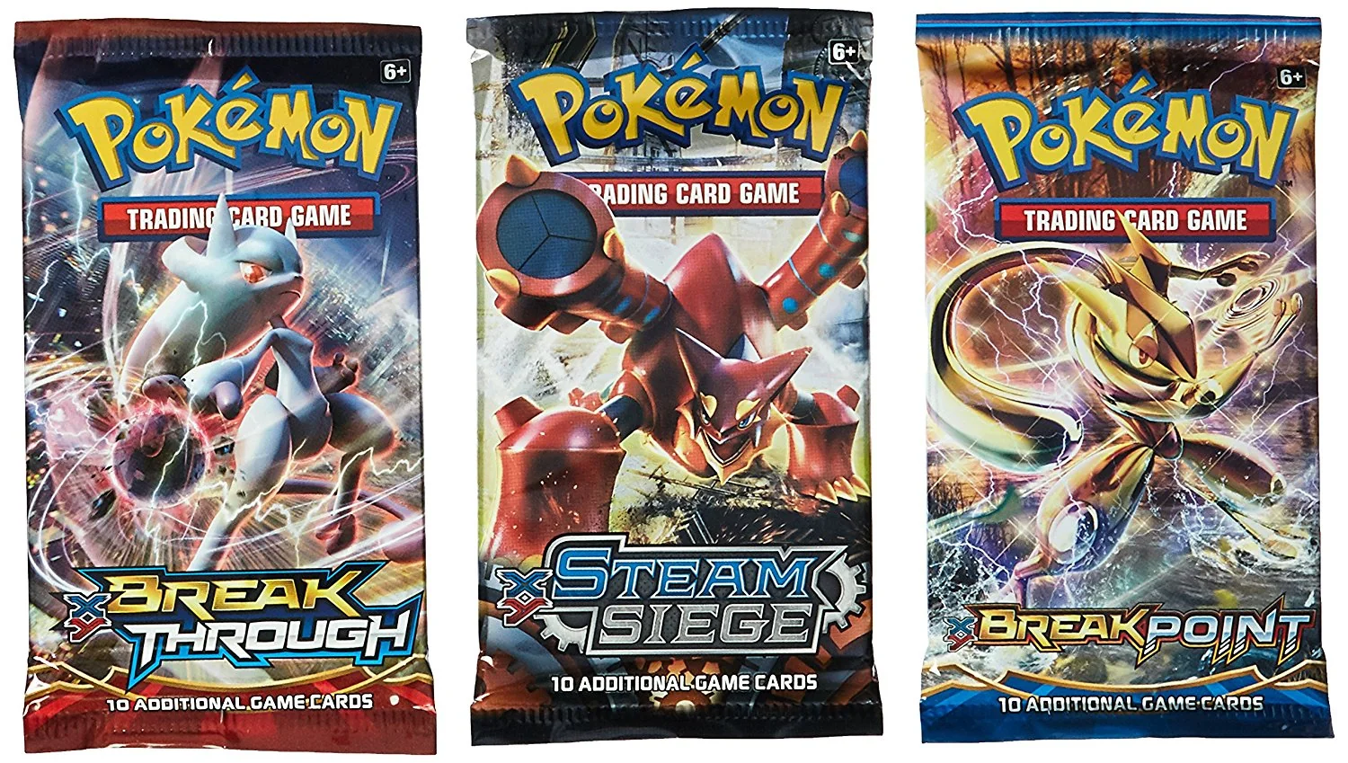 Pokemon Random Booster Cards Pack of 3