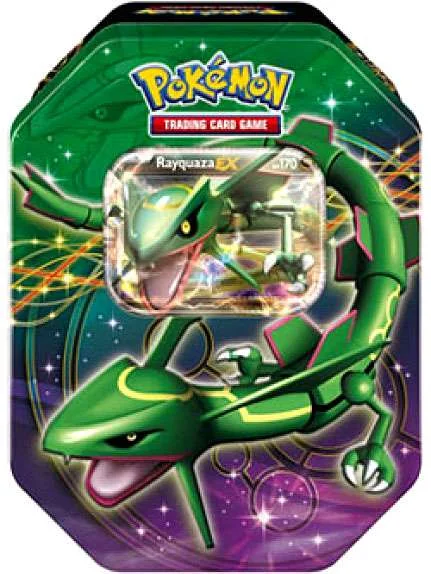 Pokemon Reissue Legendary EX Rayquaza Collector Tin