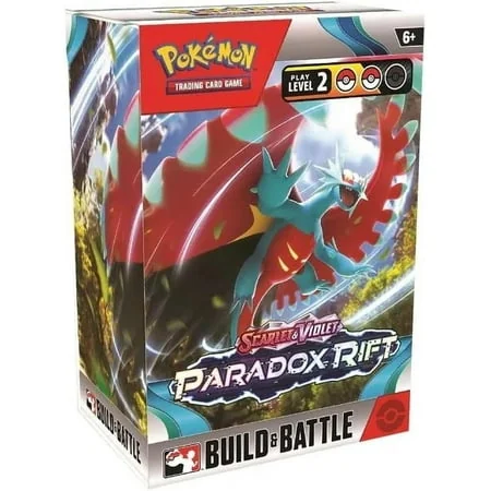 Pokemon: Scarlet & Violet 4: Paradox Rift Booster Build & Battle Box - 4 Packs Promos