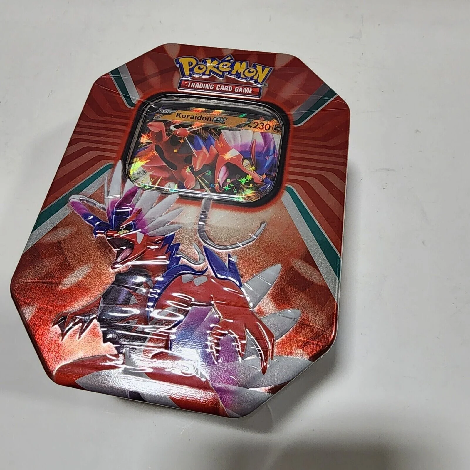 Pokemon Spring 23 Paldea Legends Scarlet Tin
