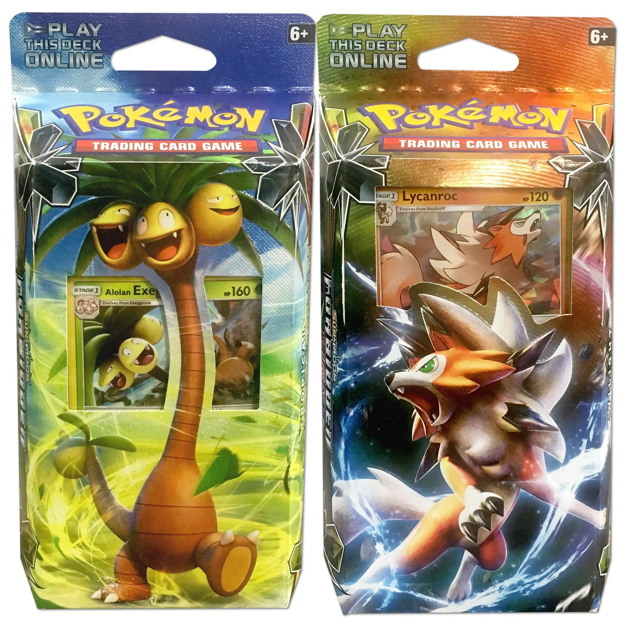 Pokemon Sun & Mon 6 Theme Deck Trading Cards