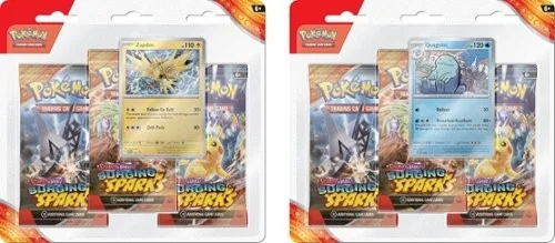 Pokemon Surging Sparks 3 Booster Blister Assortment