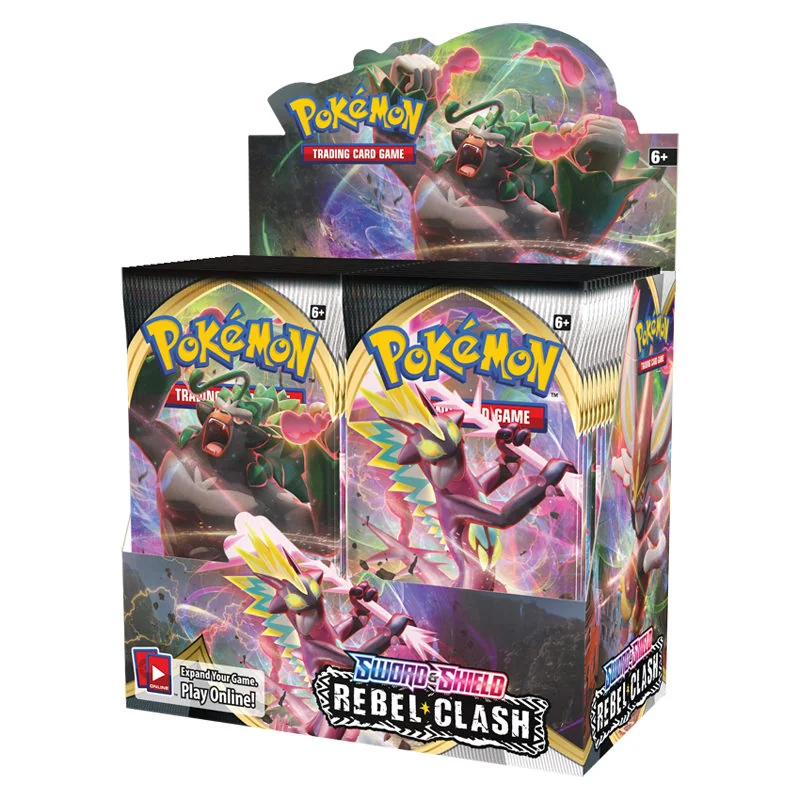 Pokemon Sword & Shield Rebel Clash Booster Box Trading Card Game