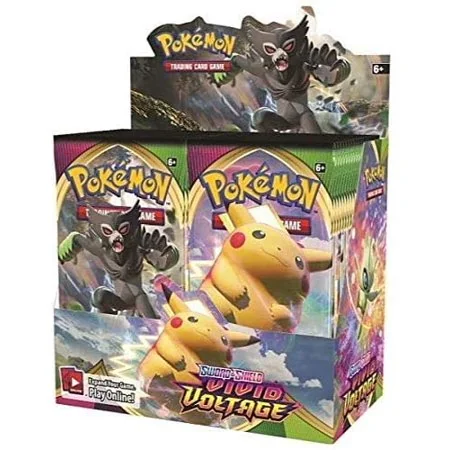 Pokemon Sword & Shield Vivid Voltage Booster Box - 36 Packs Trading Card Games