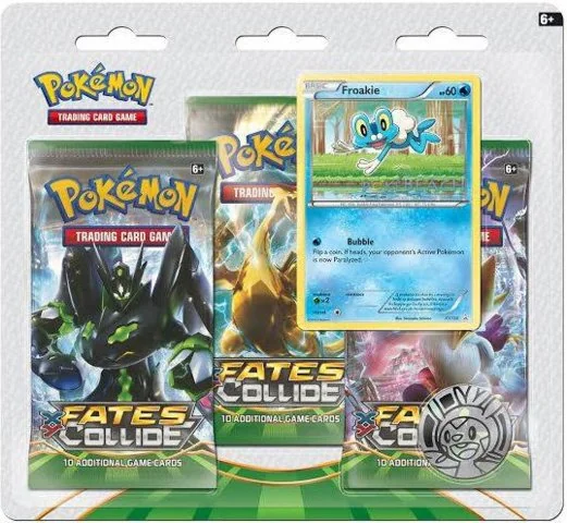 Pokemon TCG - Fates Collide 3-Pack Blister - Froakie