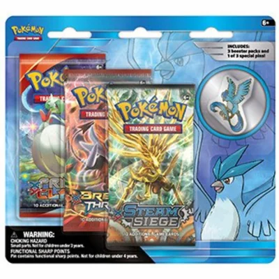 Pokemon TCG - Legendary Collectors 3-Booster Blister - Articuno Pin