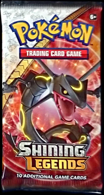 Pokemon TCG - Shining Legends - Five (5) Count Booster Pack Lot