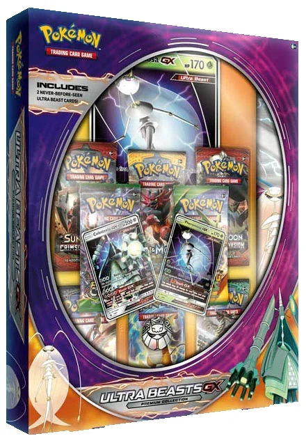 Pokemon TCG - Ultra Beasts GX Premium Collection - Pheromosa-GX and Celesteela-GX