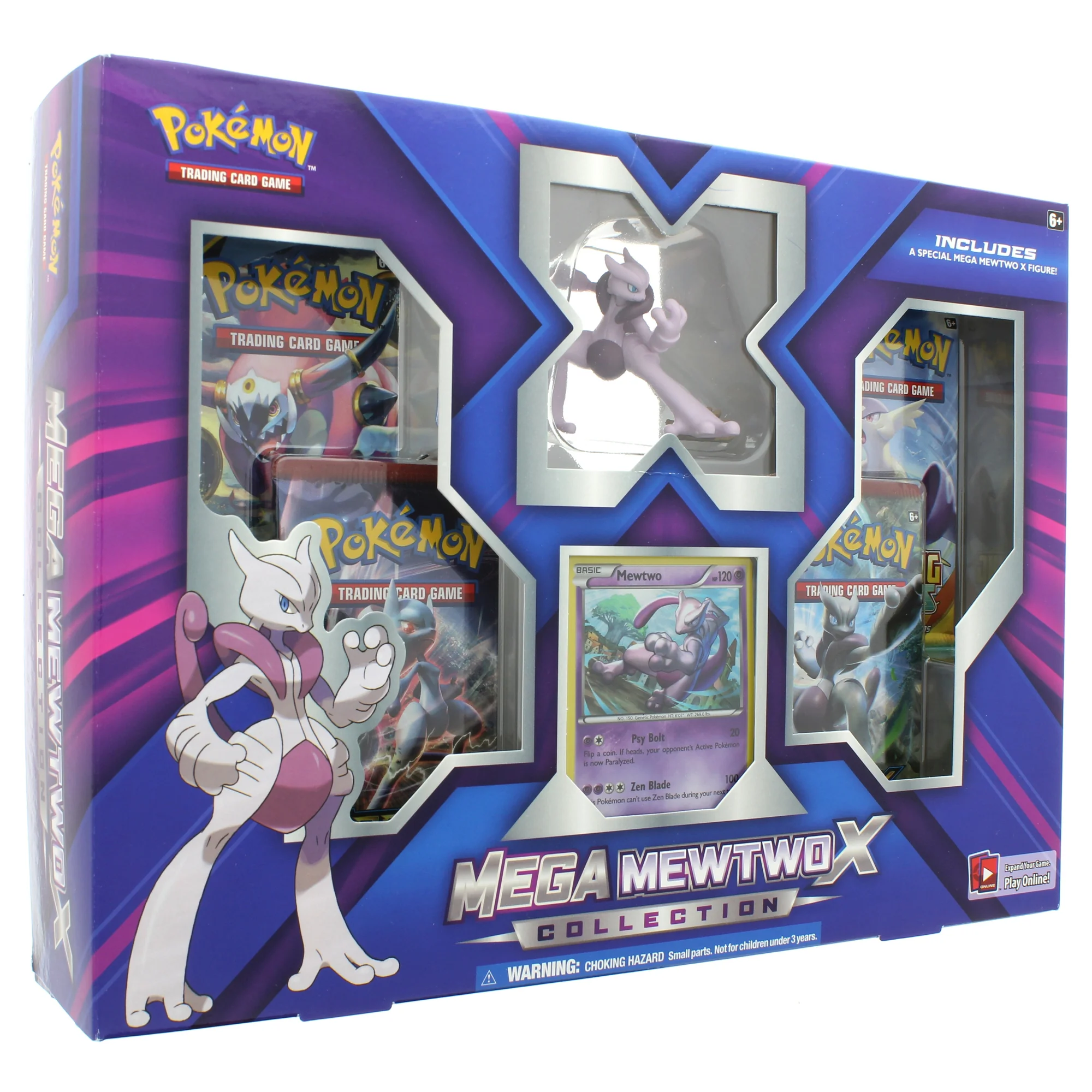 Pokemon TCG Mega Mewtwo X Figure Collection Box