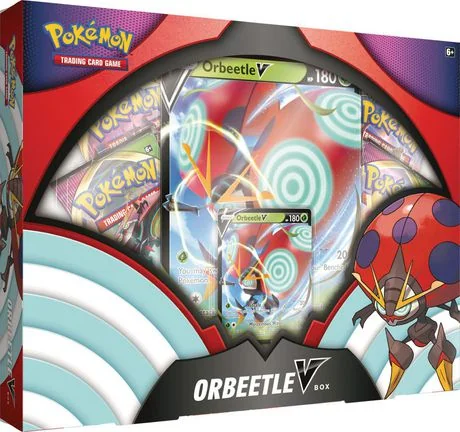 Pokemon TCG: Orbeetle V Box- 1 Foil Promo Card and 4 Pokemon TCG Booster Packs
