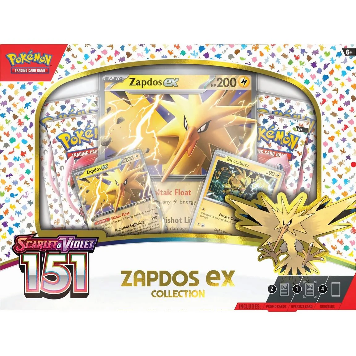 Pokemon TCG: Scarlet & Violet 3.5: 151 - Zapdos Ex Collection