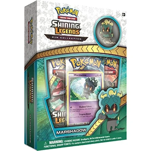 Pokemon TCG: Shining Legends Marshadow Pin Box Collection
