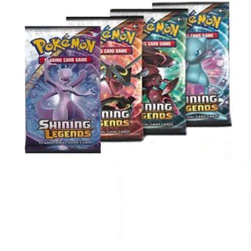 Pokemon TCG: Shining Legends Set of 4 Booster Packs from Shining Legends Series