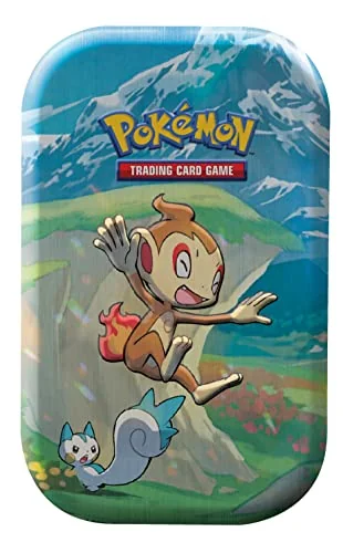Pokemon TCG: Sinnoh Stars Mini Tin - Chimchar, Pachirisu (2 Booster Packs & 1 Pokemon Art Card)