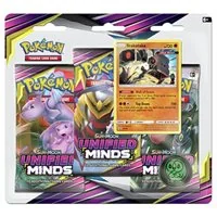 Pokemon TCG: Sun & Moon 11 Unified Minds 3 Pack Blister - 1 at Random