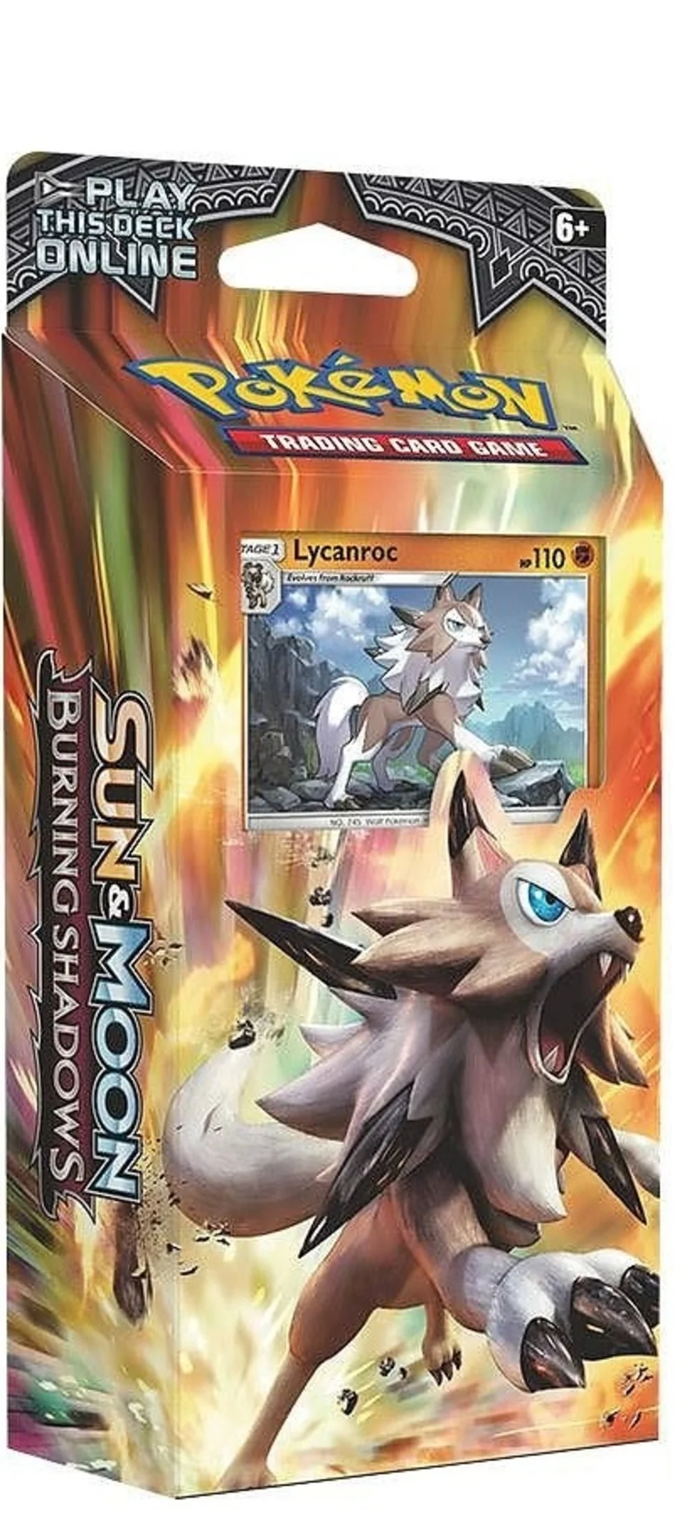 Pokemon TCG: Sun and Moon Burning Shadows Theme Deck - Lycanroc