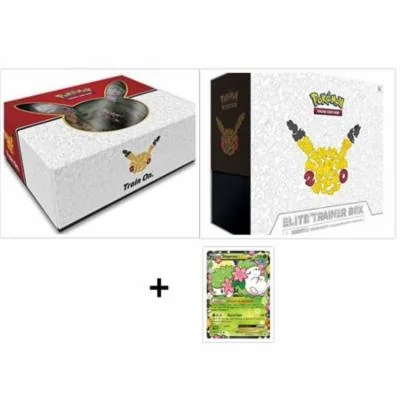 Pokemon TCG: Ultimate Generations Collection by FED USA Gaming. Includes Super Premium Mew and Mewtwo Collection and Pokemon Generations Elite Trainer