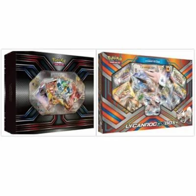 Pokemon TCG the Best of XY Premium Trainer Collection Box and Lycanroc GX Collection Box Card Game Bundle, 1 of Each