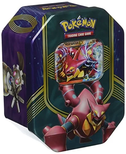 Pokemon Tcg: Fall Battle Heart Tin Volcanion Ex