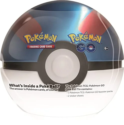 Pokemon Trading Card Game - Pokemon Go Poke Ball Tin (210-87051) - Various Designs - One Random Ball Supplied