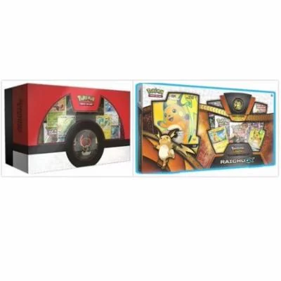 Pokemon Trading Card Game Shining Legends Raichu GX Collection Box and Shining Legends Ho-Oh Super Premium Collection Box Bundle, 1 of Each
