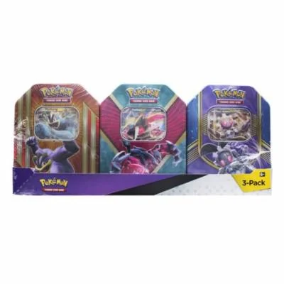 Pokemon Trading Card Tin 3-Pack - Machamp Yveltal Megearna