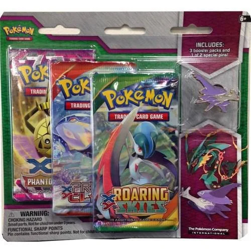 Pokemon XY 6 Pin Double Blister