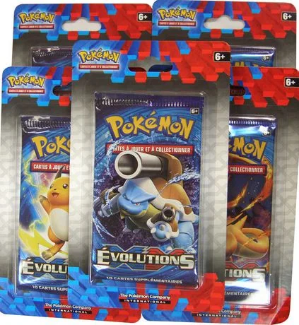 Pokemon Xy12 Evolutions 5 Blister Pack Bundle - French