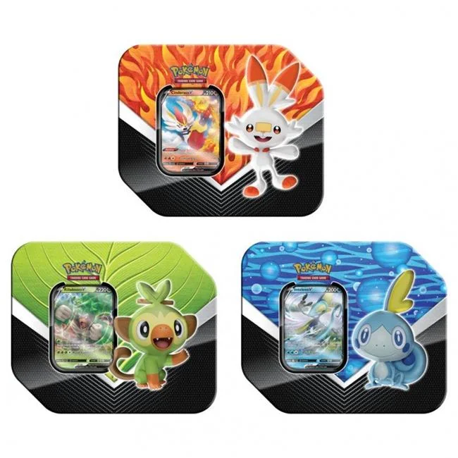 The Pokemon PKU80677 Powerful Partner Pokemon & Galar Partners Tin Card Game (1 Random Tin)