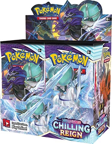 The Pokemon PKU81846 Pokemon Sword & Shield - Chilling Reign Booster Box