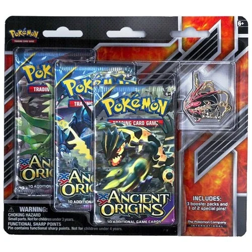 XY - Ancient Origins Collectors Pin 3-Booster Blister Pack